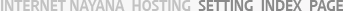 internet nayana hosting setting index page